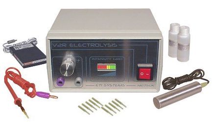 V2R Galvanic Electrolysis System for Permanent Hair Removal